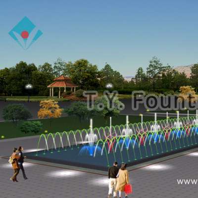 Full Frenquence Audio System Variety Shapes Music Dancing Fountain