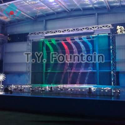 High Quality Brand New Type Wall Digital Water Curtain Fountain