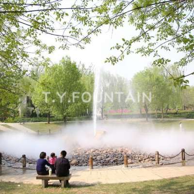 Garden Park Artificial White Mist Water Fountain Fog Fountain For Decoration