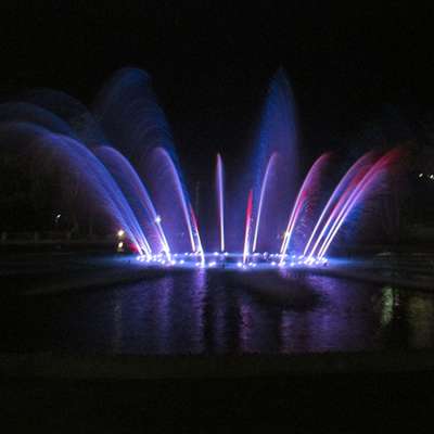 Outdoor Lake Artificial Themepark Dancing Water Fountain Design