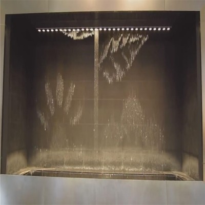 Landscaping Digital Water Curtain Indoor Fountain For Decorative Effect