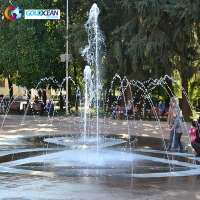 Stone Musical Dancing Floor Fountain