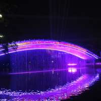 Foshan Bridge Lighting Project Outdoor Led Water Curtain Fountain