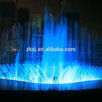 Outdoor large scale waterscape park project laser lighting show musical dancing water screen fountain